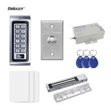 Sebury NEW 125KHz Rfid Card Reader Door Access Control Security System Kit + 280KG/600lb Electric Magnetic Lock + Power Supply